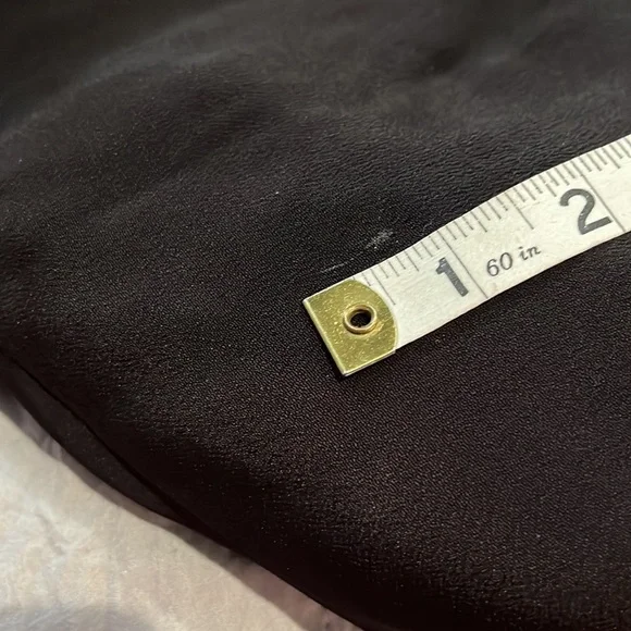 Betsy & Adam black party/cocktail dress. 8-10 crisscross back butterfly top. - Picture 11 of 13